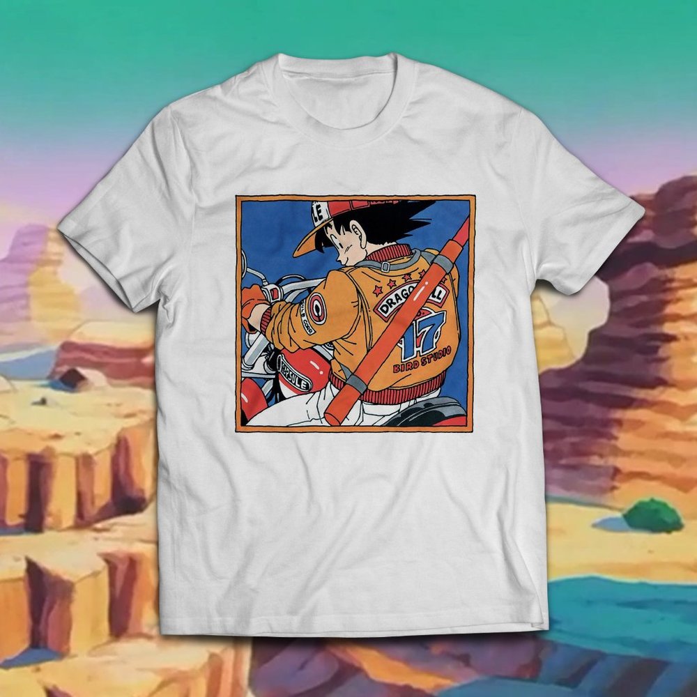DB Anime Capsule Corp Jacket White Tee